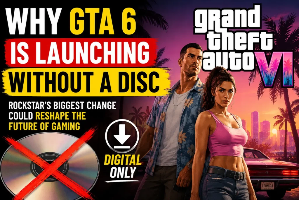 Why GTA 6 Is Launching Without a Disc- Rockstar's Biggest Change Could Reshape the Future of Gaming